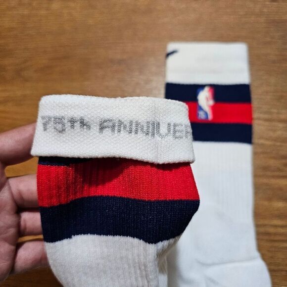 Nike NBA 75th Anniversary United States USA Basketball Socks Team Issued Large L - Picture 4 of 10